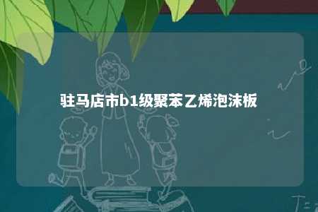 驻马店市b1级聚苯乙烯泡沫板