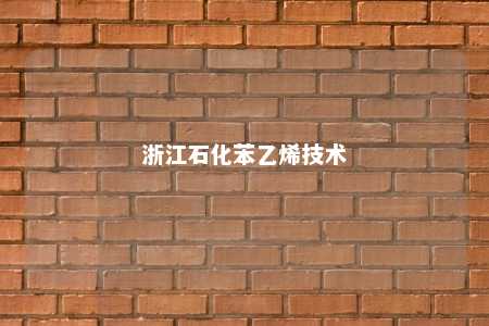 浙江石化苯乙烯技术