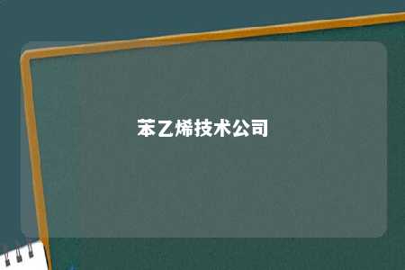 苯乙烯技术公司