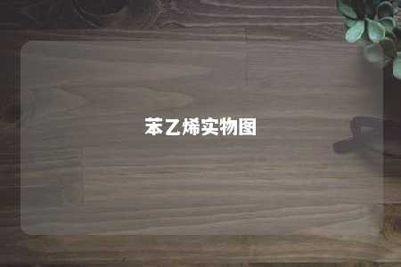 苯乙烯实物图