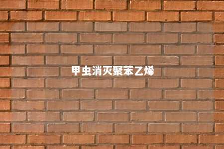 甲虫消灭聚苯乙烯