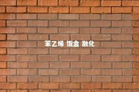 苯乙烯 饭盒 融化