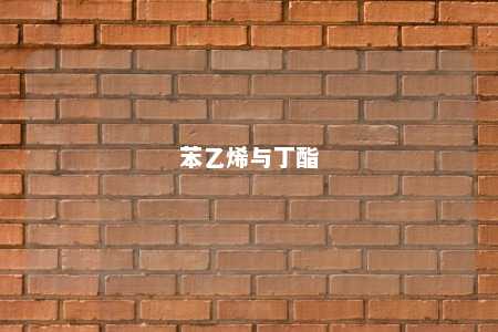 苯乙烯与丁酯