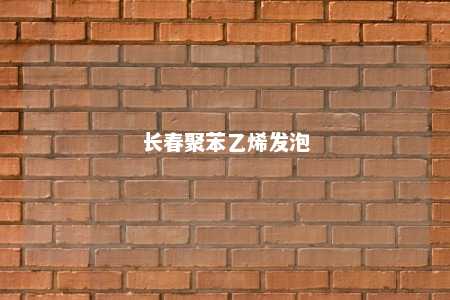 长春聚苯乙烯发泡