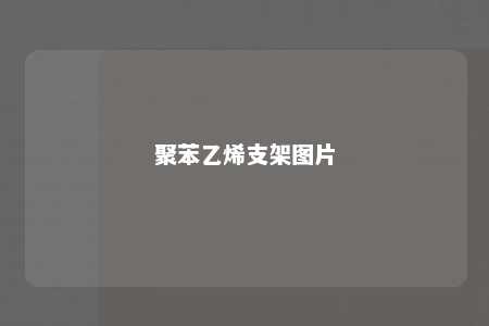 聚苯乙烯支架图片