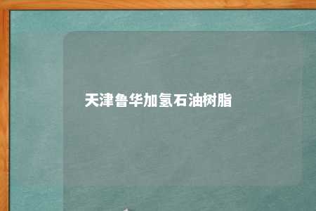 天津鲁华加氢石油树脂
