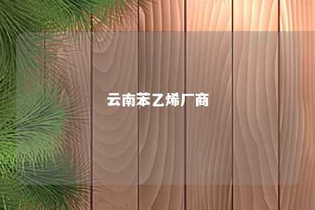 云南苯乙烯厂商