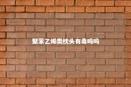 聚苯乙烯类枕头有毒吗吗