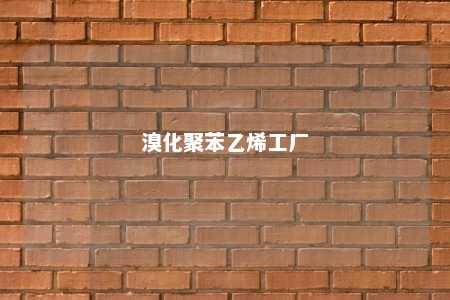 溴化聚苯乙烯工厂