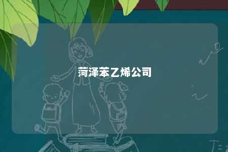 菏泽苯乙烯公司