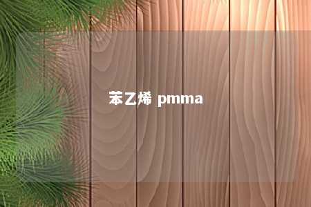 苯乙烯 pmma