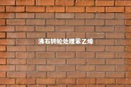 沸石转轮处理苯乙烯