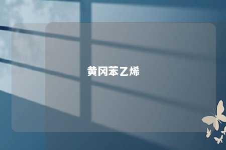 黄冈苯乙烯
