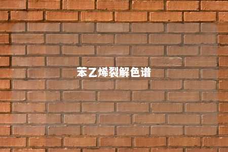 苯乙烯裂解色谱