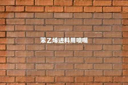 苯乙烯进料用喷嘴