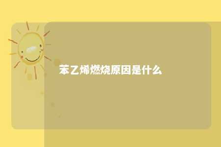 苯乙烯燃烧原因是什么