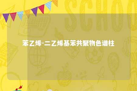 苯乙烯-二乙烯基苯共聚物色谱柱