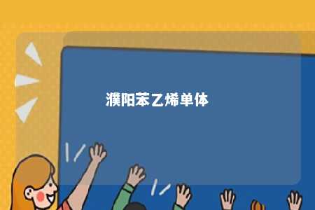 濮阳苯乙烯单体