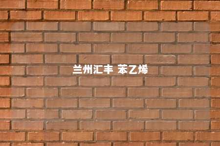 兰州汇丰 苯乙烯