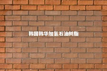 韩国韩华加氢石油树脂