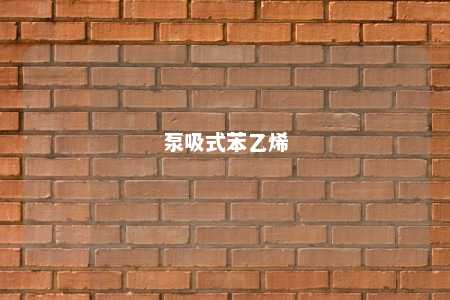 泵吸式苯乙烯