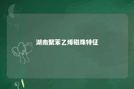 湖南聚苯乙烯磁珠特征