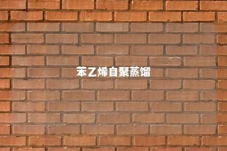 苯乙烯自聚蒸馏