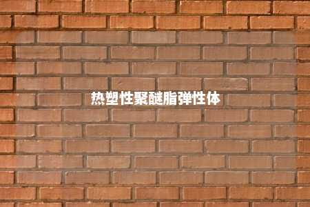 热塑性聚醚脂弹性体