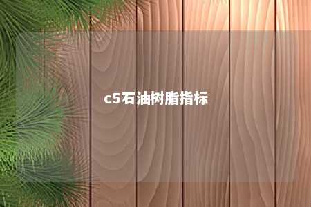 c5石油树脂指标