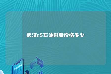 武汉c5石油树脂价格多少