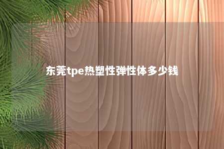 东莞tpe热塑性弹性体多少钱