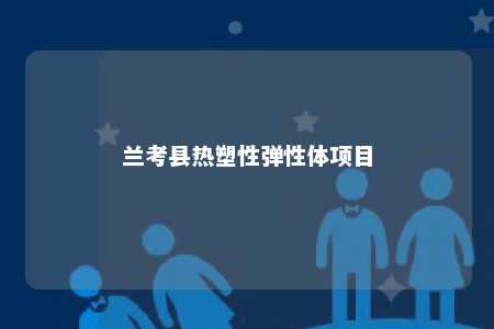 兰考县热塑性弹性体项目