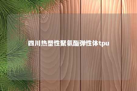 四川热塑性聚氨酯弹性体tpu