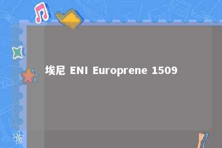 埃尼 ENI Europrene 1509