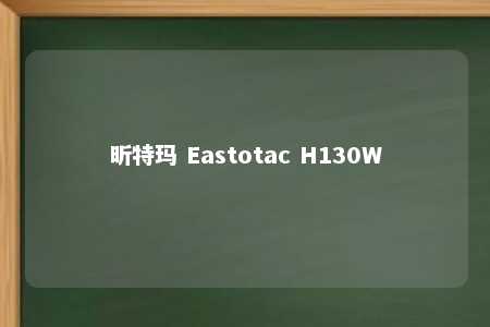 昕特玛 Eastotac H130W